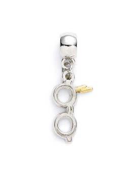 Carat Shop Harry Potter - Lightning Bolt with Glasses Slider Charm Silver (HP0176)