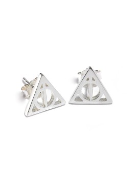Carat Shop Harry Potter - Sterling Silver Deathly Hallows Stud Earrings (SE0054)