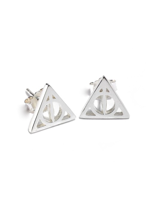 Carat Shop Harry Potter - Sterling Silver Deathly Hallows Stud Earrings (SE0054)