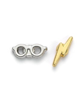 Carat Shop Harry Potter - Lightning Bolt &amp; Glasses Stud earrings (WE0176)