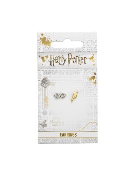 Carat Shop Harry Potter - Lightning Bolt &amp; Glasses Stud earrings (WE0176)
