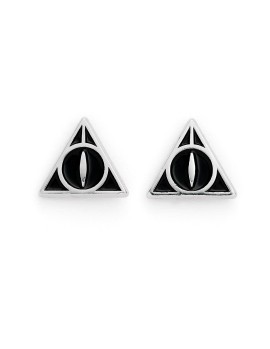 Carat Shop Harry Potter - Deathly Hallows Black Stud Earrings (WES0054)
