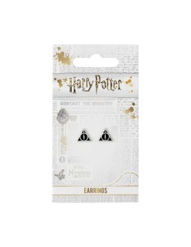 Carat Shop Harry Potter - Deathly Hallows Black Stud Earrings (WES0054)