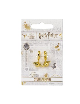 Carat Shop Harry Potter - Golden Snitch Gold Tone Huggy Earrings (WE3D0004)