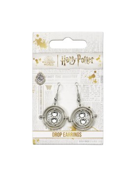 Carat Shop Harry Potter - Silver Tone Time Turner Drop Earrings (WE000673)