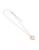 Carat Shop Barbie - Pink Enamel Heart Pendant Necklace with Crystal (BMN00003)