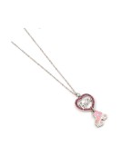 Carat Shop Barbie - Crystal Heart and Roller Skate Necklace (BMN00004)