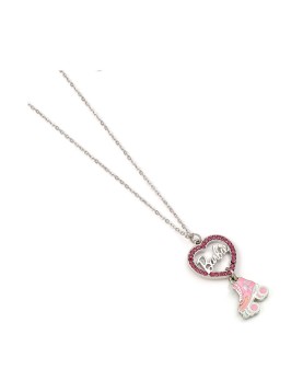 Carat Shop Barbie - Crystal Heart and Roller Skate Necklace (BMN00004)