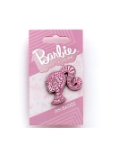 Carat Shop Barbie - Sparkly Silhouette Enamel Pin Badge (BMPB0002)