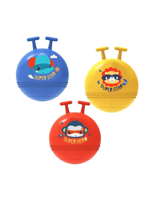 Fisher-Price: Super Bouncy Ball (With Foot Pump) (45cm) (Random Choice) (F0960)