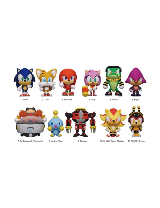 Monogram: Sonic (Series3) (Blind Bag/Random) 3D Foam Bag Clips Figures (36025)