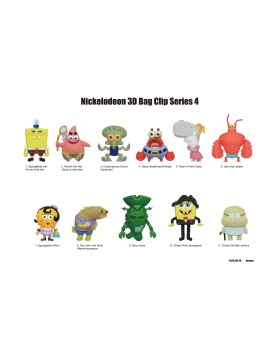 Monogram: Nickelodeon - SpongeBob SquarePants (Series4) (Blind Bag/Random) 3D Foam Bag Clips Figures (63255)