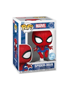 Funko Pop! Marvel: Spider-Man - Spider-Man (with Webshooters) (Special Edition) #1454 Bobble-Head Vinyl Figure