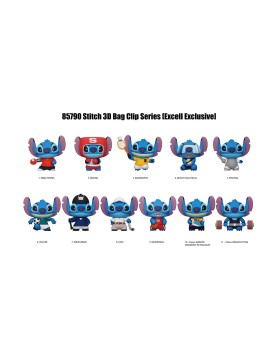 Monogram Disney: Lilo &amp; Stitch (Series1) - Stitch Sport (Blind Bag/Random) 3D Foam Bag Clips Figures (85790)