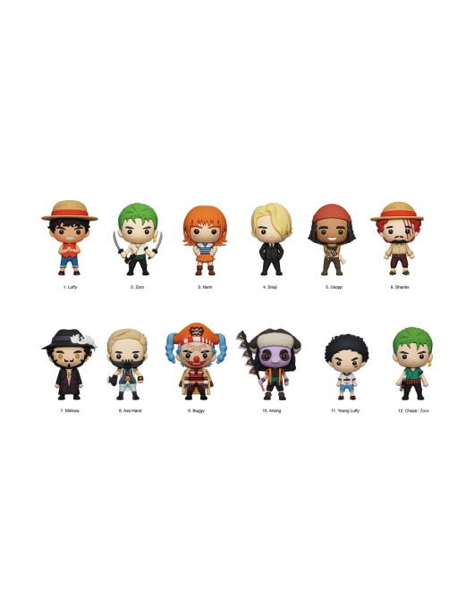 Monogram: One Piece (Series1) (Blind Bag/Random) 3D Foam Bag Clips Figures (32530)