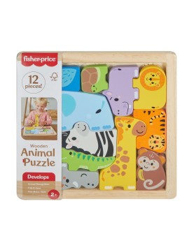 Fisher-Price®: Wooden Animal Puzzle (JFG10)