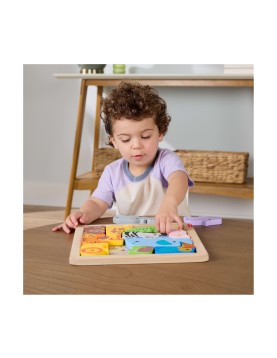 Fisher-Price®: Wooden Animal Puzzle (JFG10)