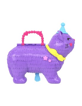 Mattel Polly Pocket: Mini Doll Celebration Kitty Playset (JFT90)