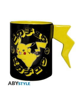 Abysse: Pokemon - Pikachu Lightening Bolt 3D Handle Mug (ABYMUGA345)