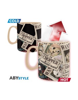 Abysse: One Piece - Wanted Heat Change Mug (460ml) (ABYMUGA444)