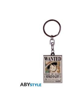 Abysse: One Piece - Wanted Luffy Keychain (ABYKEY390)