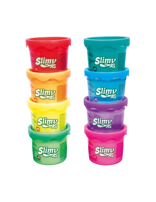 AS: Σετ Χλαπάτσα Slimy 8 Βαζάκια, 2Oz Σε Σακουλάκι (1863-36052)