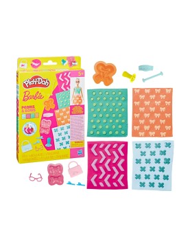Hasbro Play-Doh: Fashion - Barbie Designer Patterns Packs Pearls And Bows (G1365)