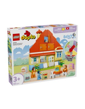 LEGO® DUPLO® Bluey: Bluey’s Family House with Memory Game (10459)