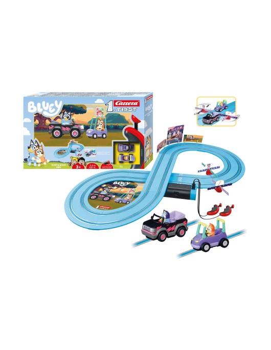 Carrera Slot 1.First: Bluey - Bluey & Bingo Race 1:50 (20063054)