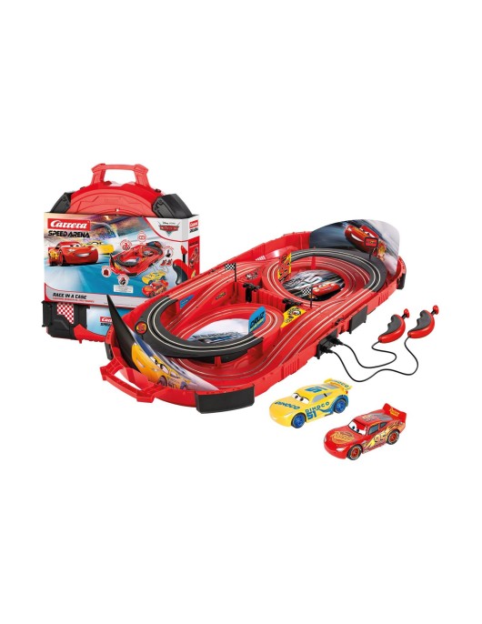 Carrera Disney Speed Arena: Cars - Race in a Case Lighting Mcqueen vs Cruz Ramirez (20016002)