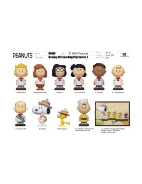 Monogram: Peanuts Series2 - 3D Foam Bag Clips Figures (Blind Bag/Random) (34010)