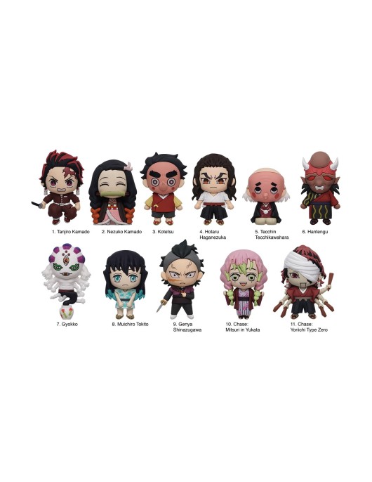Monogram: Demon Slayer (Series7) (Blind Bag/Random) 3D Foam Bag Clips Figures (74645)