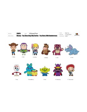 Monogram Pixar: Toy Story 30th Anniversary (Series67) (Blind Bag/Random) 3D Foam Bag Clips Figures (29675)