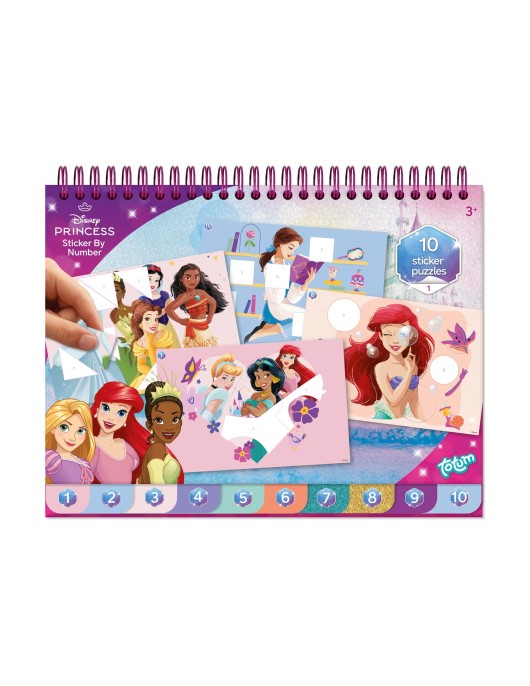 Totum: Disney Princess - Sticker By Number Pad (TT045279)