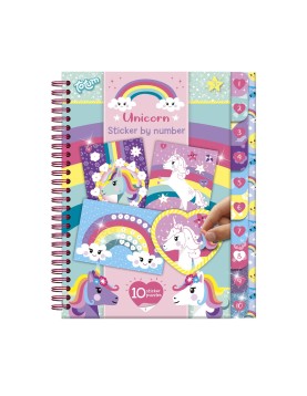 Totum: Unicorn - Sticker By Number Book (TT072008)