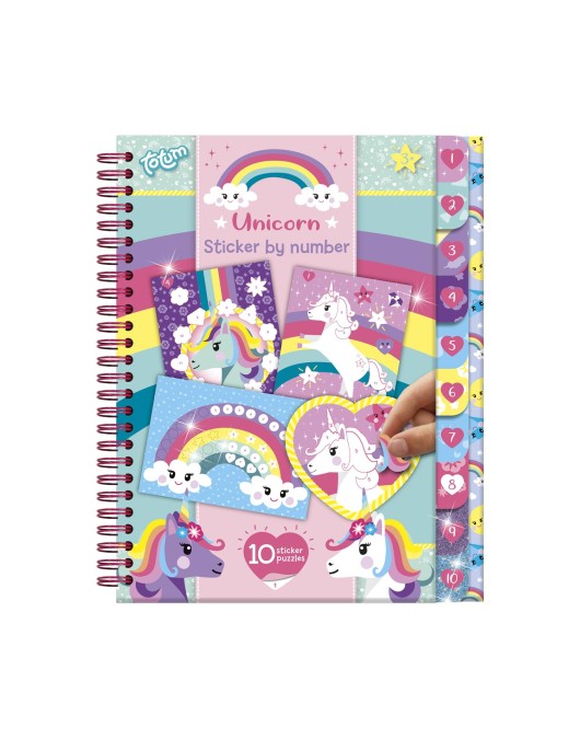 Totum: Unicorn - Sticker By Number Book (TT072008)