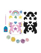 Totum: Unicorn - 2 In 1 Creativity Set Diamond Paint Magnets & A B C Bracelets (TT072213)