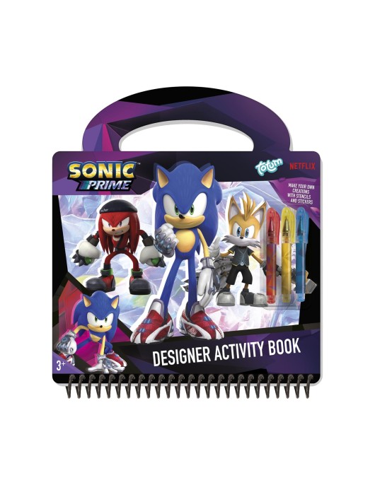 Totum: Sonic Prime - Designer Activity Book (TT280519)
