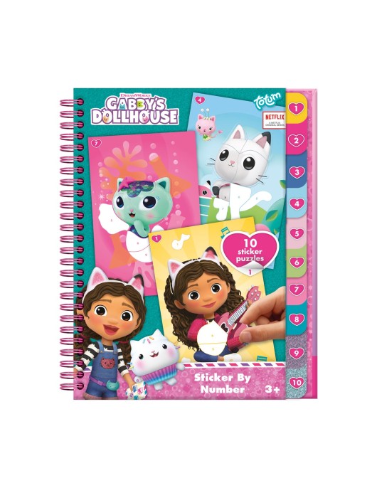 Totum: Gabby's Dollhouse - Sticker By Number Book (TT421028)