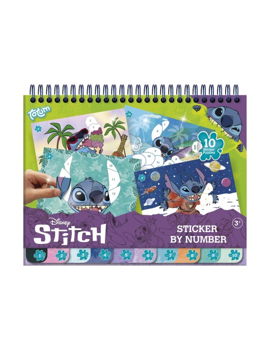 Totum: Disney Stitch - Sticker By Number Pad (TT700123)