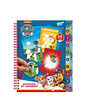 Totum: Paw Patrol - Sticker By Number Book (TT721159)