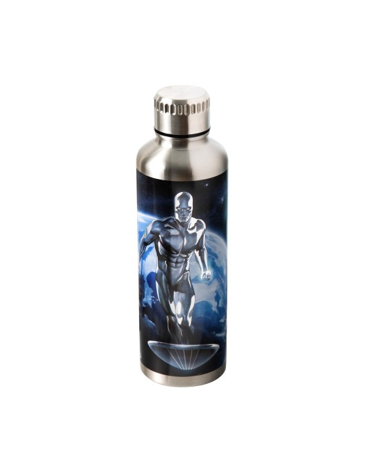 Paladone Marvel: Fantastic 4 - Silver Surfer Metal Water Bottle (PP14787MU)