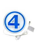 Paladone Marvel: Fantastic 4 - Wall Mountable LED Neon Light (PP14789MUVN)