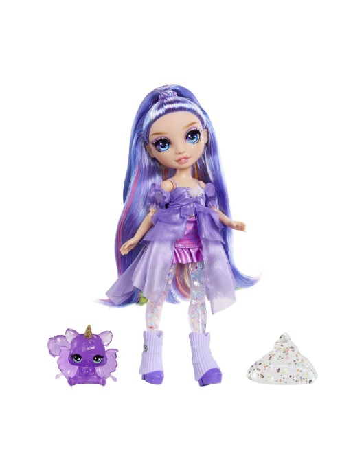 MGA Rainbow High: Rainbow Shimmers with Slime - Violet Willow Doll (122425)