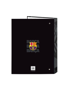 Safta: F.C.Barcelona - Folio Cardboard 4 Rings Binder Black (512426067)