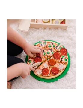 Melissa &amp; Doug Pretend Play: Wood - Pizza Party Playset (6074863)