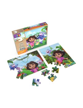 Spin Master Dora: Board Games - 3 Wood Puzzles (6071059)