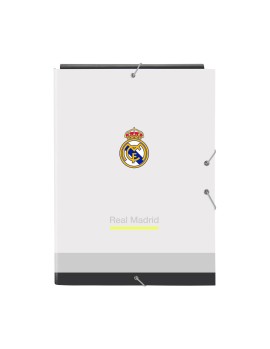 Safta: Real Madrid 25/26 Home Kit - Folio Cardboard Elastic Binder (512554068)