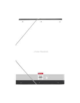 Safta: Real Madrid 25/26 Home Kit - Folio Cardboard Elastic Binder (512554068)