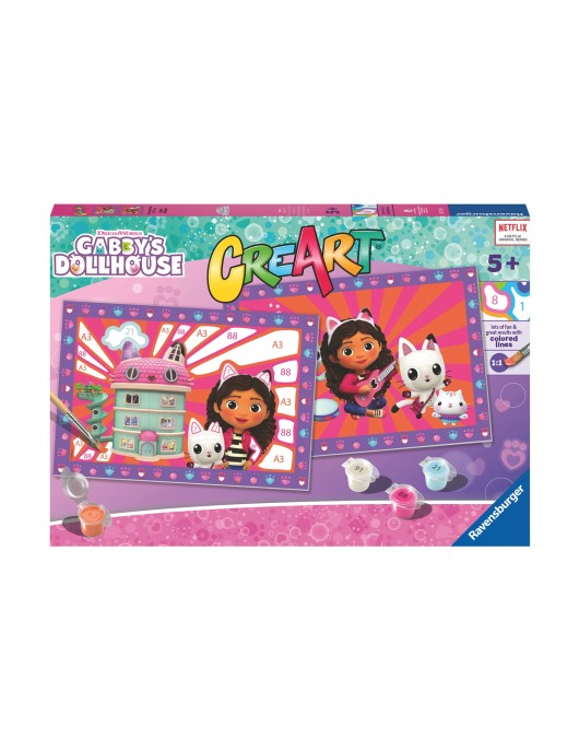 Ravensburger: Creart Jr - Gabbys Dollhouse (23715)